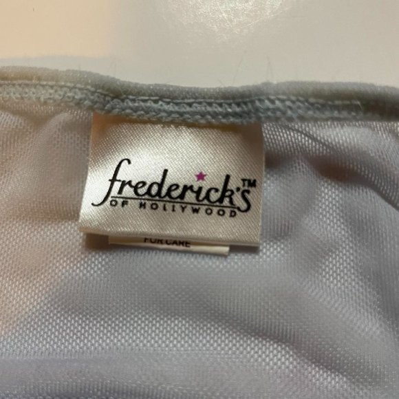 Fredericks Of Hollywood Blue Lace Babydoll Lingerie Slip - Picture 3 of 3